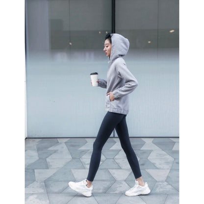 High-Stretch Nine-Point Yoga Leggings - Nylon Blend Sports Pants