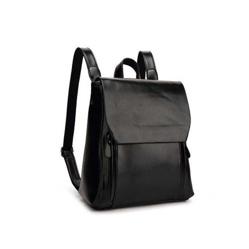 Genuine Leather Convertible Backpack - Multi-Way Shoulder Bag