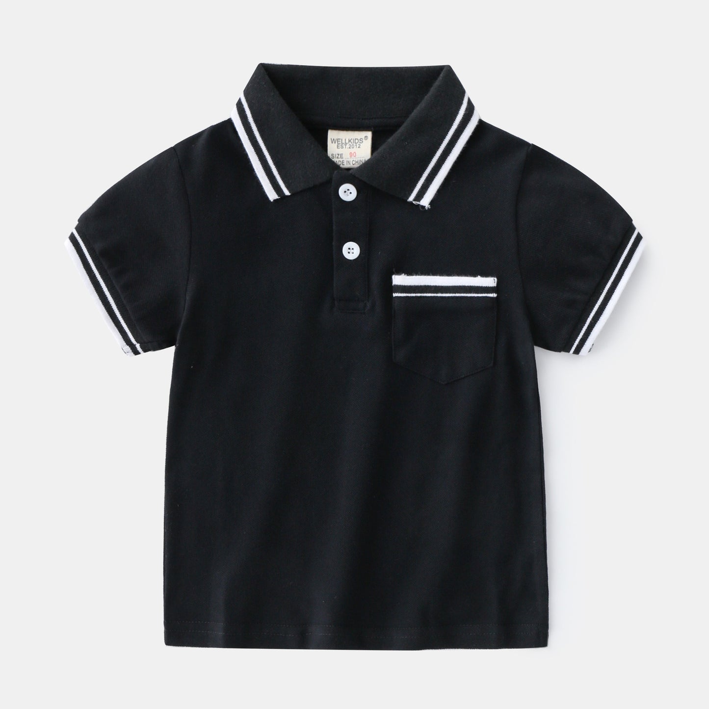Boys Cotton Polo Shirt - Casual Short Sleeve Summer Top
