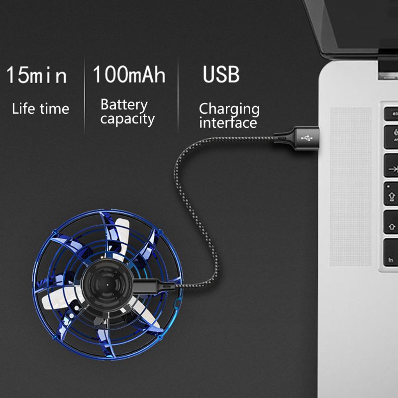 Rotating Flying Gyro Aircraft Induction Drone Toy