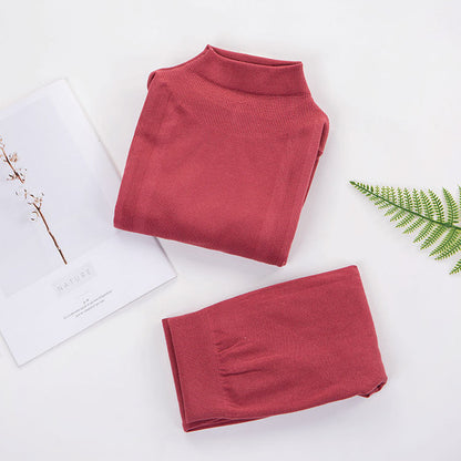Women's Cotton Thermal Underwear Set - Slim Fit Base Layer Set