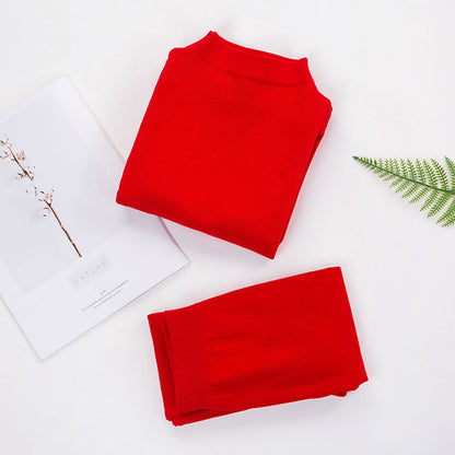 Women's Cotton Thermal Underwear Set - Slim Fit Base Layer Set