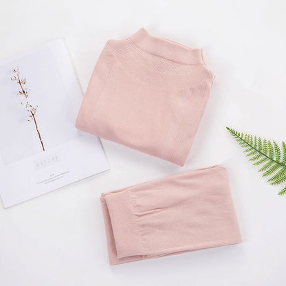 Women's Cotton Thermal Underwear Set - Slim Fit Base Layer Set