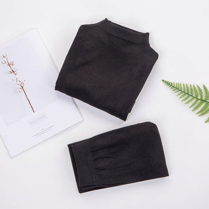 Women's Cotton Thermal Underwear Set - Slim Fit Base Layer Set