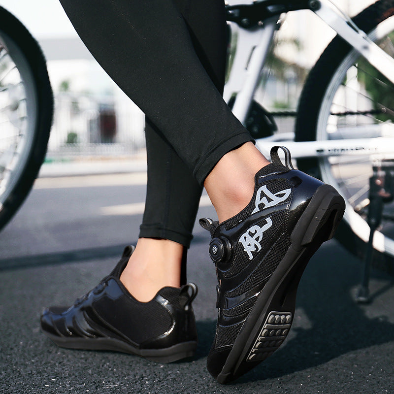 Unisex Outdoor Cycling Sports Shoes - Microfiber & Fabric Upper with Rubber Sole