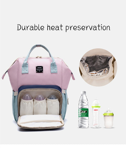 Multi-Functional Diaper Backpack - Nylon Travel Organizer for Parents
