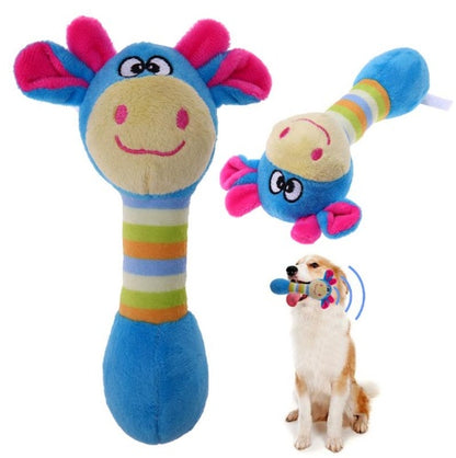 Cute Pet Chew Squeaker Toy for Dogs and Cats