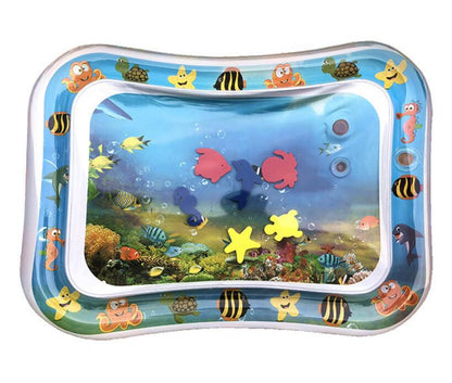 Baby Inflatable Water Play Mat - Tummy Time Activity Pad for Infants
