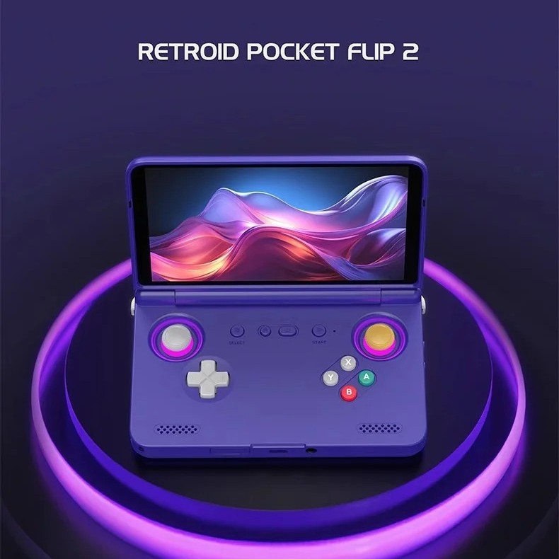 Retroid Pocket Flip2 - 5.5" OLED Flip Android Handheld Game Console