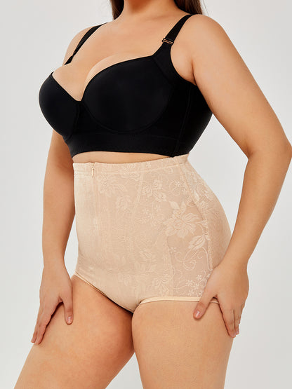 Women's High Waist Tummy Control Shapewear - Lace Body Shaper Underwear