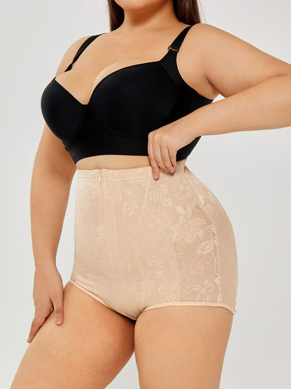 Women's High Waist Tummy Control Shapewear - Lace Body Shaper Underwear