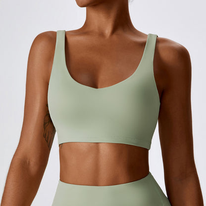 Women's Yoga Sports Bra - Breathable Tight-Fit Activewear Vest