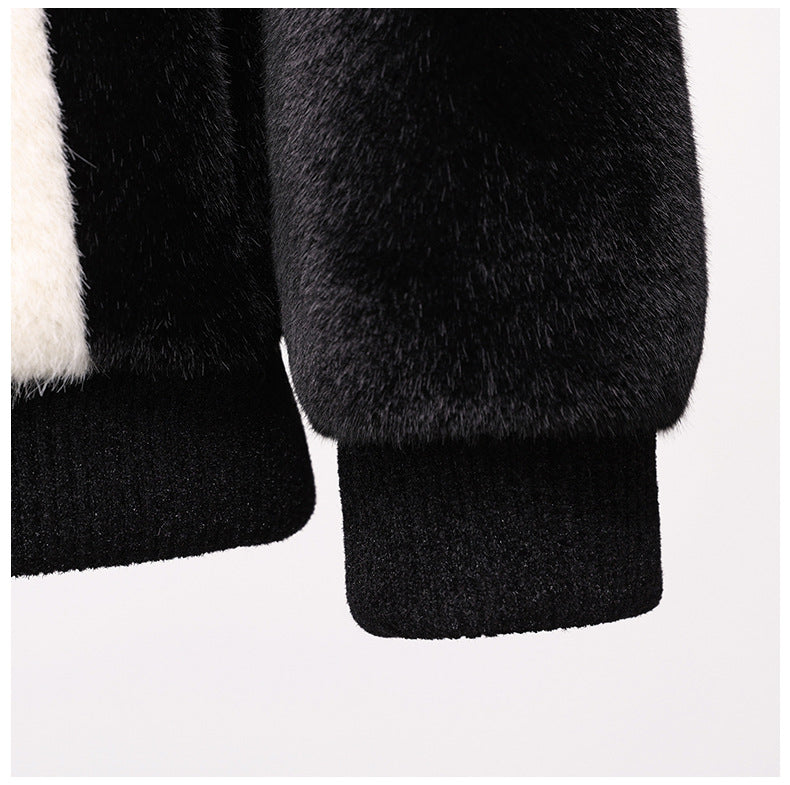 Men's Luxury Faux Fur Winter Jacket - Premium Warm Coat