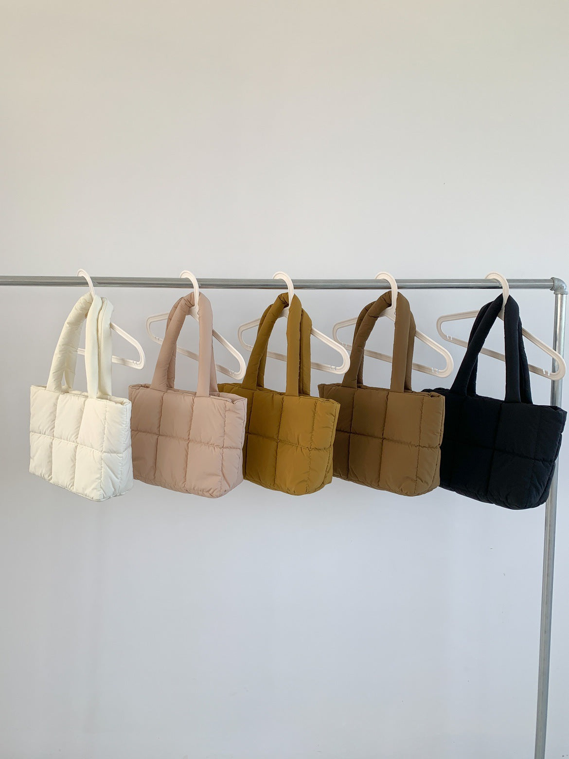 Large Capacity Plaid Tote Bag - Oxford Cloth Shoulder Bag