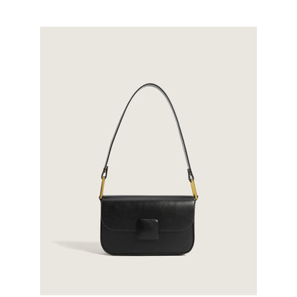 Small Square Crossbody Messenger Bag - Versatile PU Leather Shoulder Bag