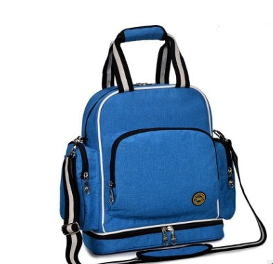 Multi-Function Diaper Bag Backpack - 3-Way Convertible Oxford Cloth