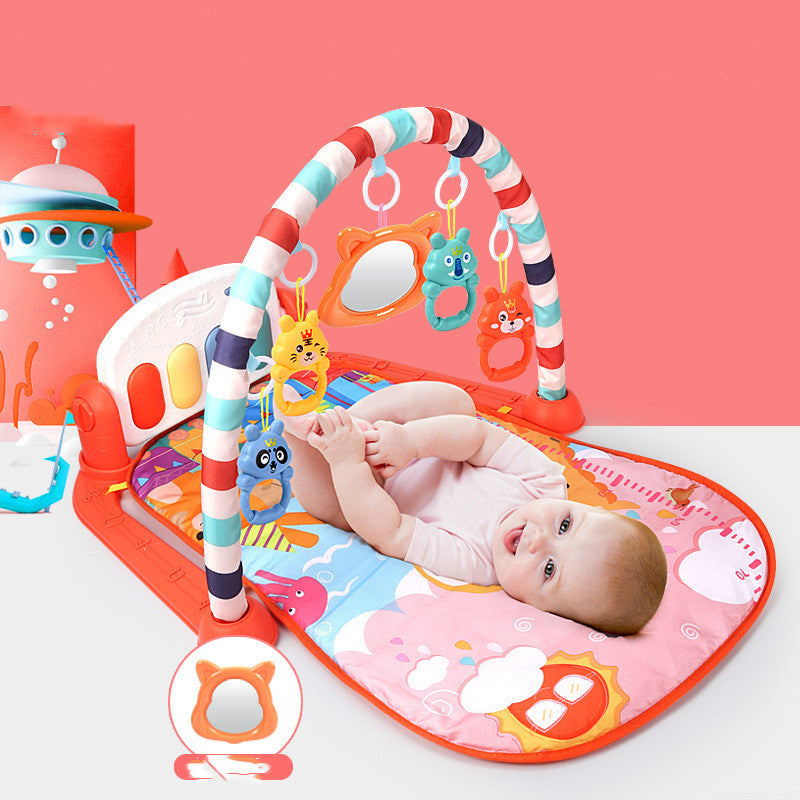 Baby Activity Gym with Piano & Pedals - Interactive Play Mat for Infant Development