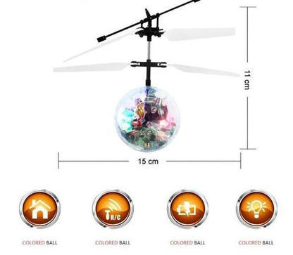 LED Infrared Induction Flying Ball Toy - Magic Hover Ball with USB Charging