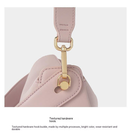 Women's High-Grade Cowhide Leather Crossbody Bag - Versatile Shoulder Handbag with Adjustable Strap
