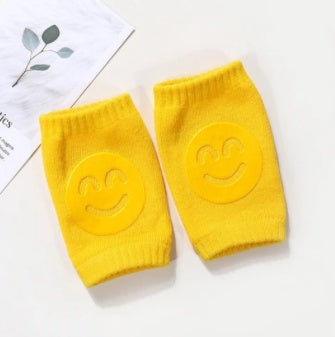 Baby Knee Pads - Cotton Terry Crawling Protectors with Non-Slip Design