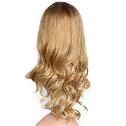 Gradient Chemical Fiber Wig - Women's High Temperature Silk Synthetic Wig