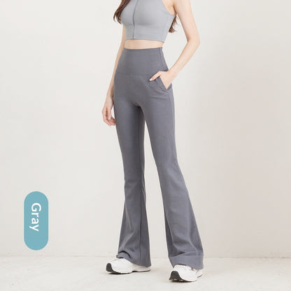 Women's High Waist Slim Fit Stretchy Floor Length Casual Pants