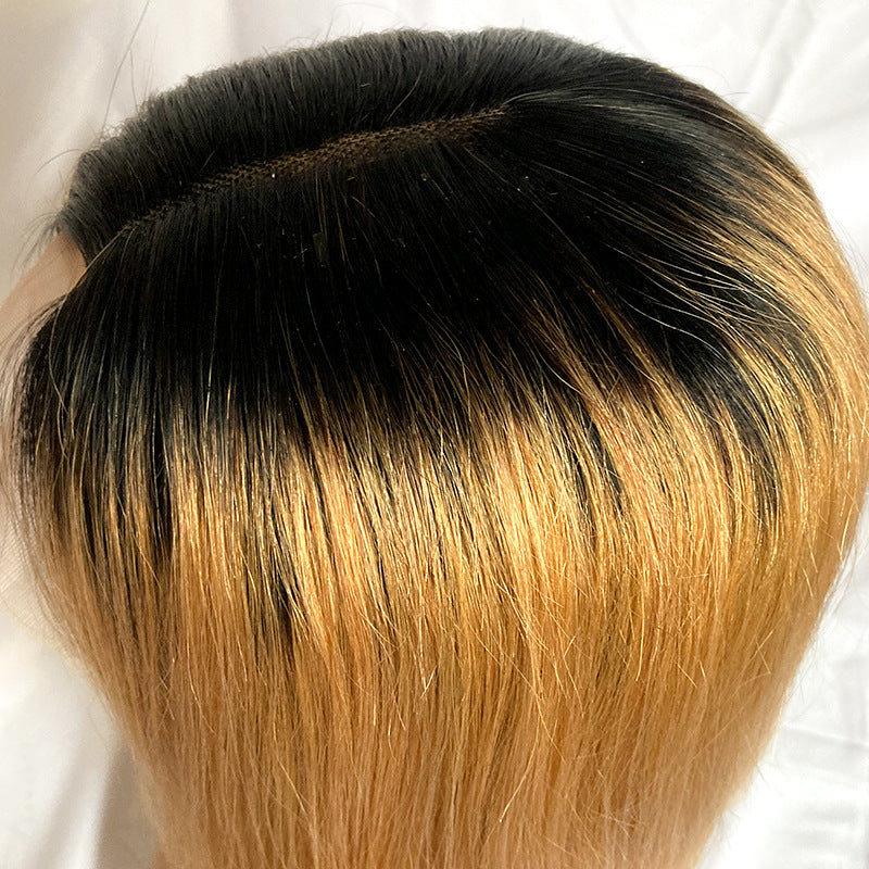 Color Bob Wig - Real Human Hair with Hand-Woven Construction