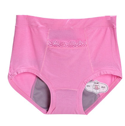 Women's High Waist Period Underwear - Bamboo Fiber Leak-Proof Brief
