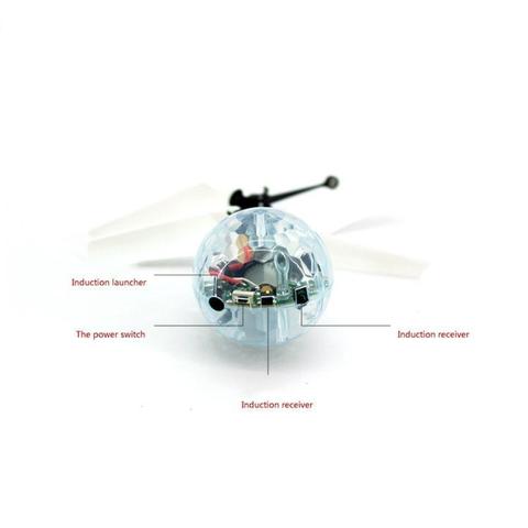 LED Infrared Induction Flying Ball Toy - Magic Hover Ball with USB Charging