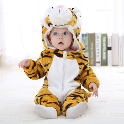 Baby Cotton Flannel Romper - Soft Winter Autumn Bodysuit