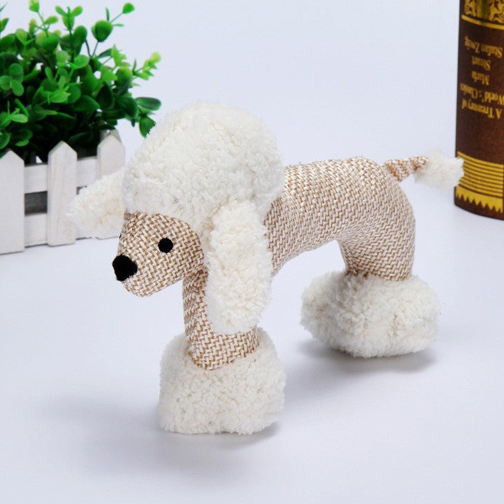 Plush Squeaky Dog Toy - Interactive Chew Toy for Small & Large Dogs