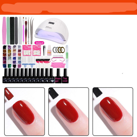 Professional Nail Polish Set - 8ML Multi-Color Collection with Tools