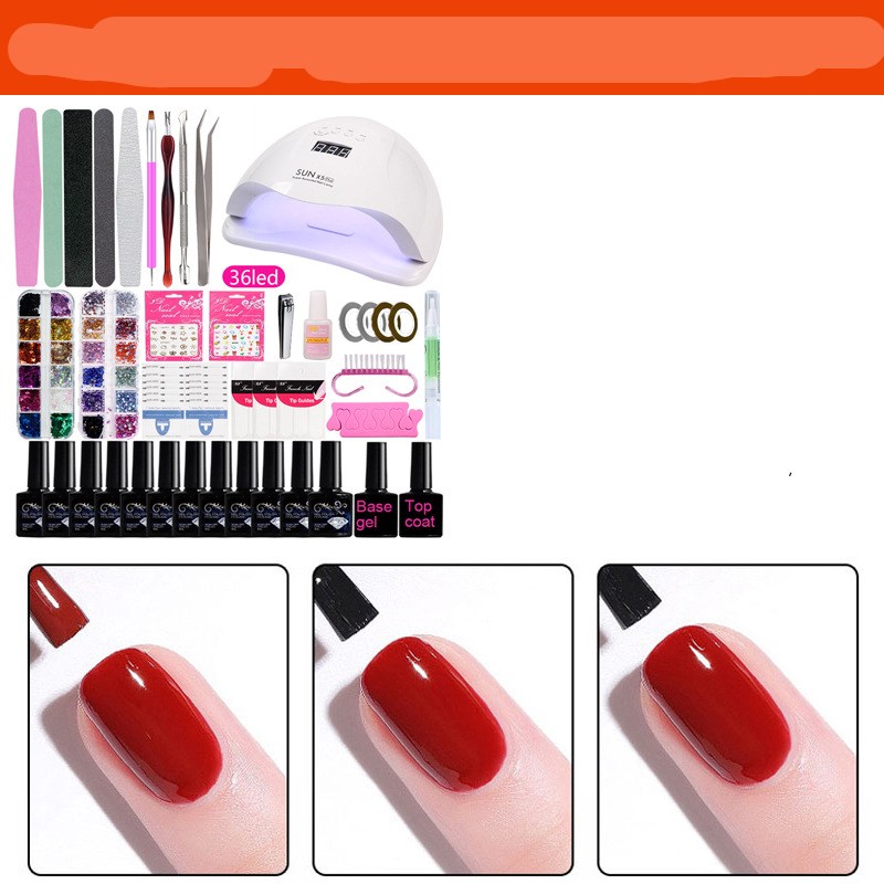 Professional Nail Polish Set - 8ML Multi-Color Collection with Tools