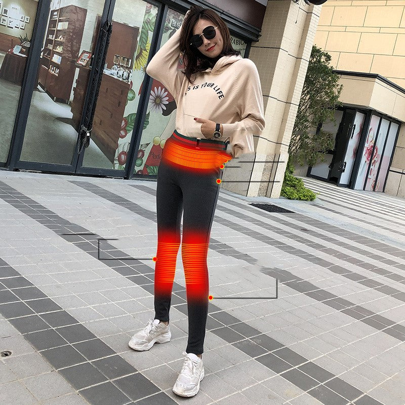 Smart USB Heated Pants - Temperature Control Cotton Trousers