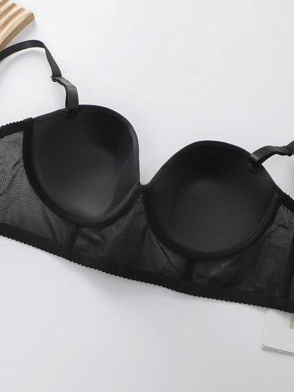 Women's Push-Up Bra and Panty Set - Breathable Comfortable Lingerie