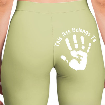 Digital Printing Sports Yoga Pants - Hip-Lifting Cropped Leggings