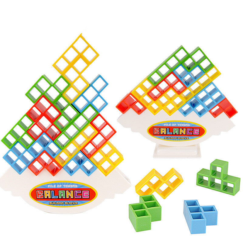 Balance Stacking Game - Educational Tower Building Blocks for Kids & Adults