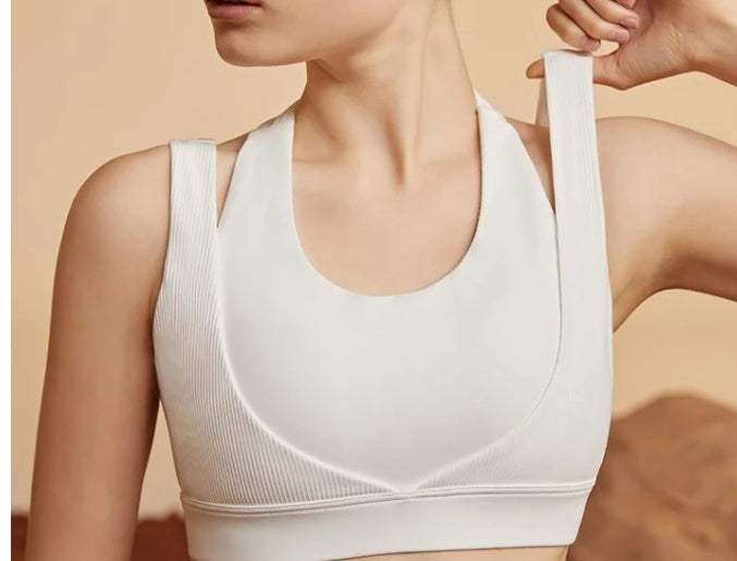 High Support Sports Bra - Wireless Compression Design for Active Women