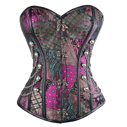 Women's Shapewear Corset with Shorts - 12 Bone Support Body Sculpting Set