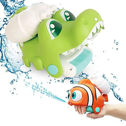 Kids Animal Water Gun Toy | Crocodile, Dinosaur, Shark & Clownfish Designs