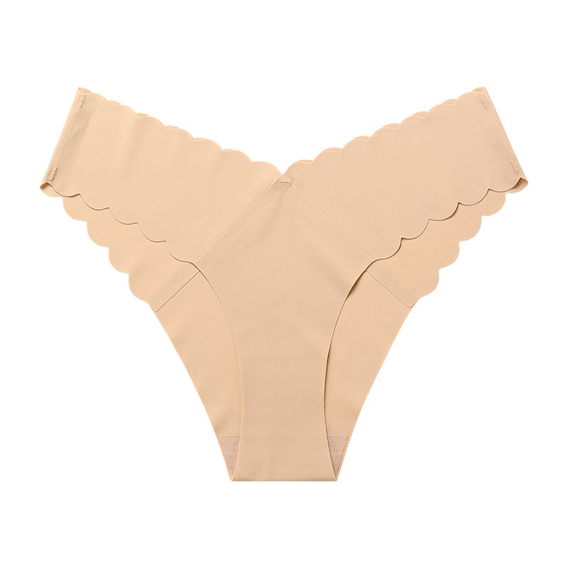 Seamless Ice Silk Underwear Set - 7-Piece Low-Rise Collection