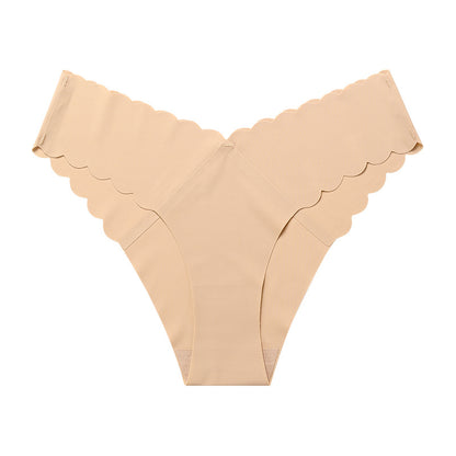 Seamless Ice Silk Underwear Set - 7-Piece Low-Rise Collection