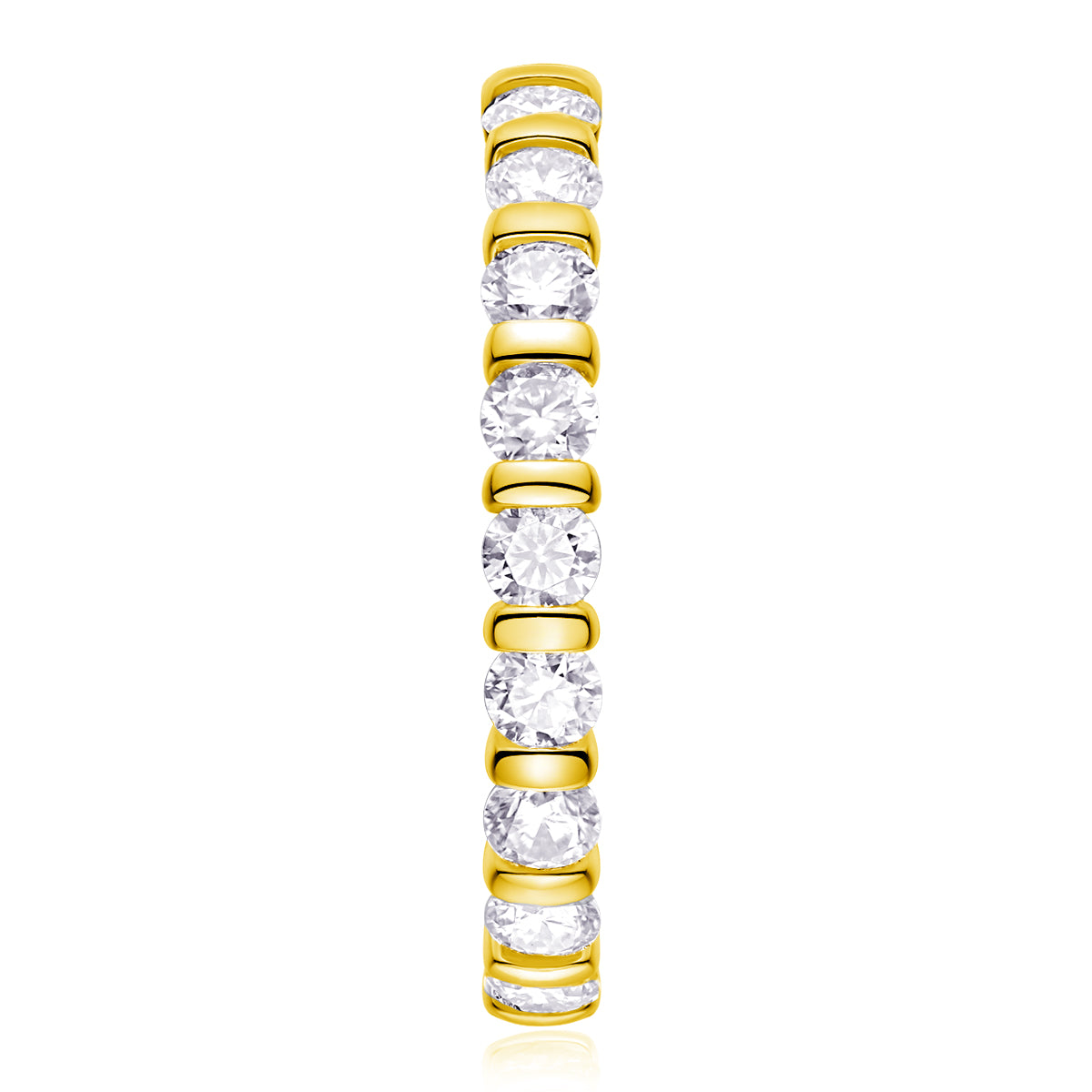 Starlight Love Moissanite Wedding Ring Set - S925 Silver Platinum Plated Engagement Ring