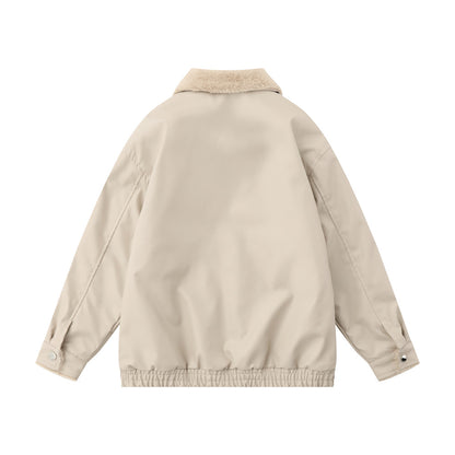 Women's Oversized PU Leather Motorcycle Jacket - Street Style Casual Biker Coat