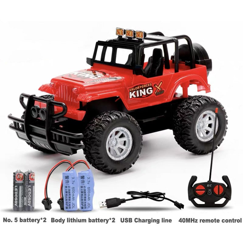 USB Charging Remote Control Toy Car for Kids – 40MHz RC Car with Handle Controller