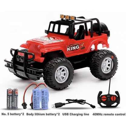 USB Charging Remote Control Toy Car for Kids – 40MHz RC Car with Handle Controller