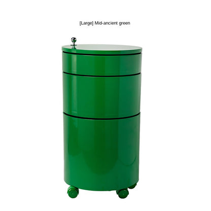 Rotating Storage Cabinet with Wheels - Multi-Tier Organizer