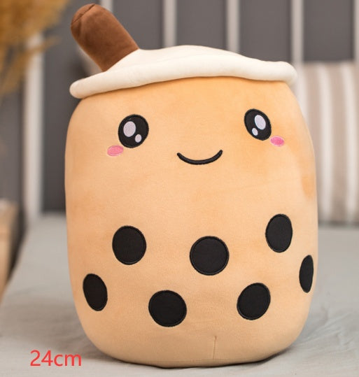 Plush Bubble Tea Pillow Cushion - Soft Stuffed Drink Toy