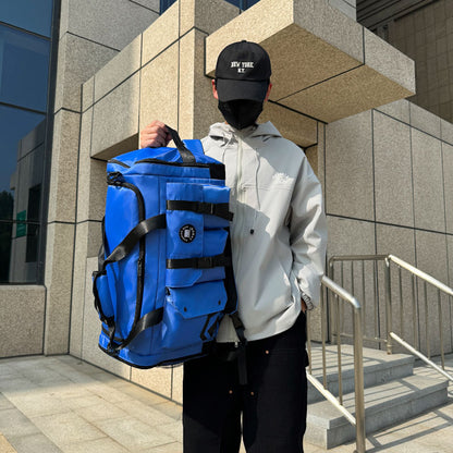 Large Capacity Travel Backpack - Waterproof Oxford Cloth with Dry/Wet Compartments