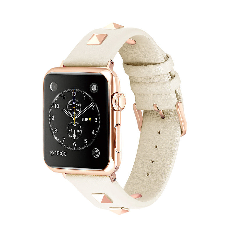 Premium Leather Apple Watch Strap - Multiple Colors & Sizes